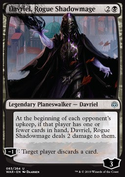 Davriel, Rogue Shadowmage⁣ - War of the Spark⁣ (Uncommon)⁣ [83]