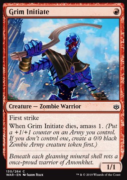 Grim Initiate⁣ - War of the Spark⁣ (Common)⁣ [130]