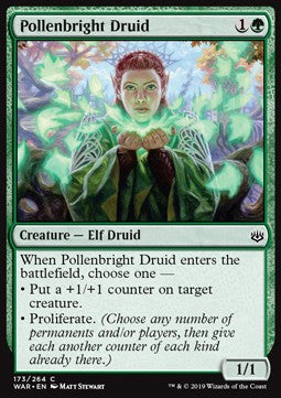 Pollenbright Druid⁣ - War of the Spark⁣ (Common)⁣ [173]