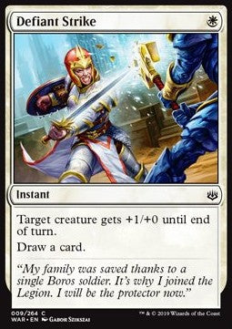 Defiant Strike⁣ - War of the Spark⁣ (Common)⁣ [9]