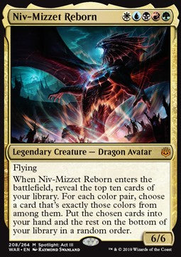 Niv-Mizzet Reborn⁣ - War of the Spark⁣ (Mythic)⁣ [208]