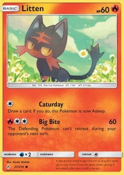 Litten⁣ - Unbroken Bonds⁣ (Common)⁣ [27]