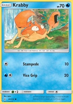 Krabby⁣ - Unbroken Bonds⁣ (Common)⁣ [46]