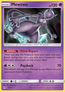 Mewtwo⁣ - Unbroken Bonds⁣ (Rare)⁣ [75]