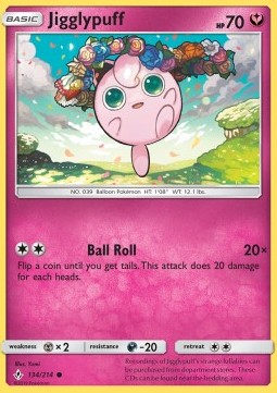 Jigglypuff⁣ - Unbroken Bonds⁣ (Common)⁣ [134]