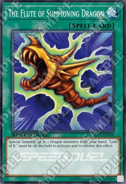 The Flute of Summoning Dragon - Speed Duel: Tournament Pack 1 (Super Rare) [STP1-006]