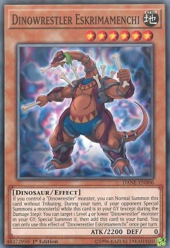 Dinowrestler Eskrimamenchi⁣ - Dark Neostorm⁣ (Common)⁣ [006]