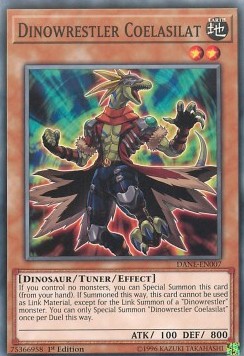 Dinowrestler Coelasilat⁣ - Dark Neostorm⁣ (Common)⁣ [007]