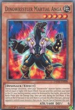 Dinowrestler Martial Anga⁣ - Dark Neostorm⁣ (Common)⁣ [008]