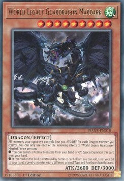World Legacy Guardragon Mardark⁣ - Dark Neostorm⁣ (Rare)⁣ [018]
