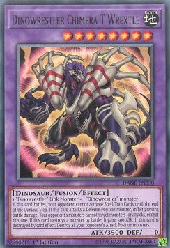 Dinowrestler Chimera T Wrextle⁣ - Dark Neostorm⁣ (Common)⁣ [030]