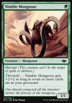 Nimble Mongoose⁣ - Modern Horizons⁣ (Common)⁣ [174]
