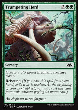 Trumpeting Herd⁣ - Modern Horizons⁣ (Common)⁣ [187]