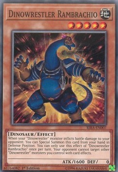 Dinowrestler Rambrachio⁣ - Rising Rampage⁣ (Common)⁣ [007]