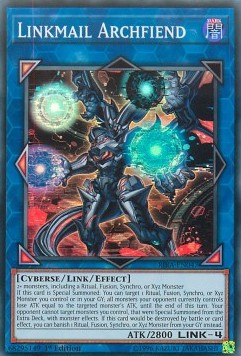Linkmail Archfiend⁣ - Rising Rampage⁣ (Super Rare)⁣ [047]