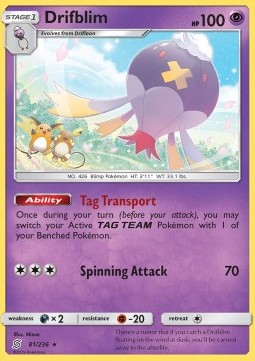 Drifblim⁣ - Unified Minds⁣ (Rare)⁣ [81]
