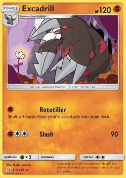 Excadrill⁣ - Unified Minds⁣ (Rare)⁣ [119]