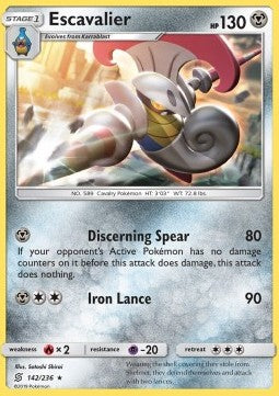 Escavalier⁣ - Unified Minds⁣ (Rare)⁣ [142]