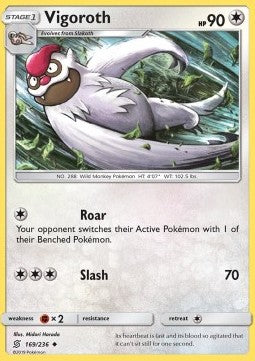 Vigoroth⁣ - Unified Minds⁣ (Uncommon)⁣ [169]