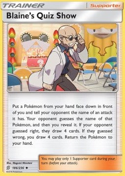 Blaine's Quiz Show⁣ - Unified Minds⁣ (Uncommon)⁣ [186]