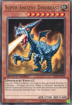 Super-Ancient Dinobeast - Speed Duel Starter Decks: Ultimate Predators (Common) [SS03-A08]