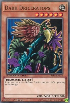 Dark Driceratops - Speed Duel Starter Decks: Ultimate Predators (Common) [SS03-A12]