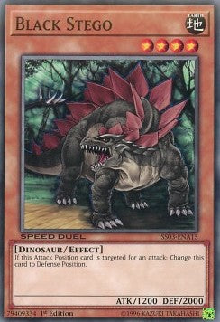 Black Stego - Speed Duel Starter Decks: Ultimate Predators (Common) [SS03-A15]