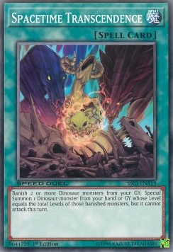 Spacetime Transcendence - Speed Duel Starter Decks: Ultimate Predators (Common) [SS03-A19]