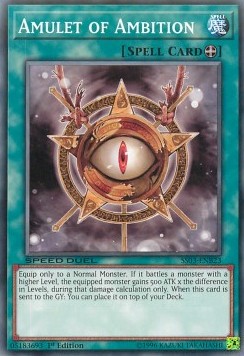 Amulet of Ambition - Speed Duel Starter Decks: Ultimate Predators (Common) [SS03-B23]