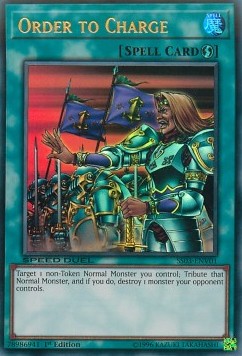 Order to Charge⁣ - Speed Duel Starter Decks: Ultimate Predators⁣ (Ultra Rare)⁣ [V01]