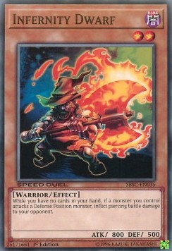 Infernity Dwarf⁣ - Speed Duel: Scars of Battle⁣ (Common)⁣ [035]