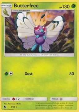 Butterfree - Hidden Fates (Rare) [HIF-3]
