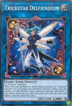 Trickstar Delfiendium⁣ - 2019 Gold Sarcophagus Tin Mega Pack⁣ (Common)⁣ [023]