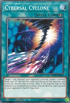 Cybersal Cyclone⁣ - 2019 Gold Sarcophagus Tin Mega Pack⁣ (Common)⁣ [033]