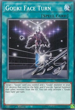 Gouki Face Turn⁣ - 2019 Gold Sarcophagus Tin Mega Pack⁣ (Common)⁣ [036]