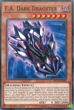 F.A. Dark Dragster⁣ - 2019 Gold Sarcophagus Tin Mega Pack⁣ (Common)⁣ [060]
