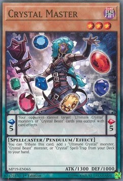 Crystal Master⁣ - 2019 Gold Sarcophagus Tin Mega Pack⁣ (Common)⁣ [065]