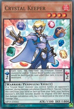 Crystal Keeper⁣ - 2019 Gold Sarcophagus Tin Mega Pack⁣ (Common)⁣ [066]