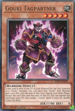 Gouki Tagpartner⁣ - 2019 Gold Sarcophagus Tin Mega Pack⁣ (Common)⁣ [075]