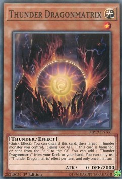 Thunder Dragonmatrix⁣ - 2019 Gold Sarcophagus Tin Mega Pack⁣ (Common)⁣ [166]