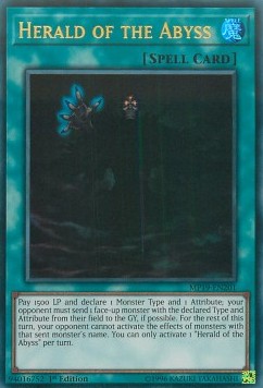 Herald of the Abyss - 2019 Gold Sarcophagus Tin Mega Pack (Ultra Rare) [MP19-201]