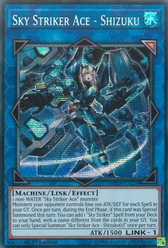 Sky Striker Ace - Shizuku⁣ - 2019 Gold Sarcophagus Tin Mega Pack⁣ (Secret Rare)⁣ [258]