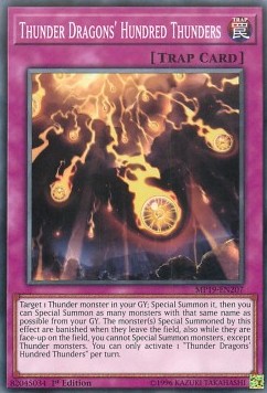 Thunder Dragons' Hundred Thunders⁣ - 2019 Gold Sarcophagus Tin Mega Pack⁣ (Common)⁣ [207]