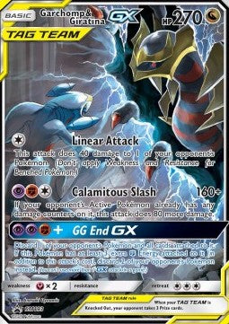 Garchomp & Giratina GX⁣ - SM Black Star Promos⁣ (Promo)⁣ [193]