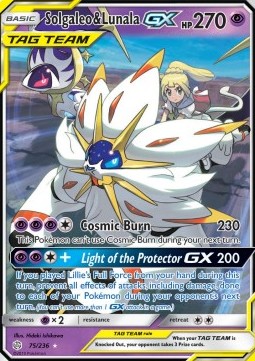 Solgaleo & Lunala GX - Cosmic Eclipse (Ultra Rare) [CEC-75]