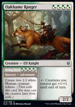 Oakhame Ranger // Bring Back⁣ - Throne of Eldraine⁣ (Uncommon)⁣ [212]