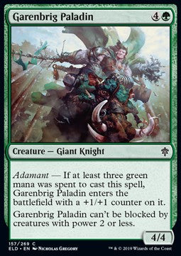 Garenbrig Paladin⁣ - Throne of Eldraine⁣ (Common)⁣ [157]