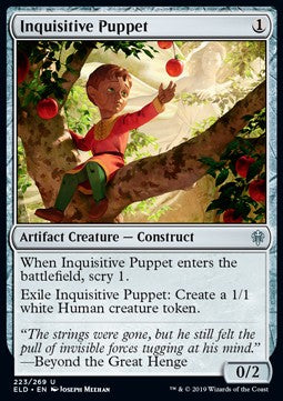 Inquisitive Puppet⁣ - Throne of Eldraine⁣ (Uncommon)⁣ [223]
