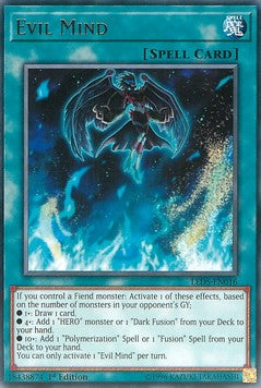 Evil Mind⁣ - Legendary Duelists: Immortal Destiny⁣ (Rare)⁣ [016]
