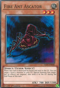 Fire Ant Ascator⁣ - Legendary Duelists: Immortal Destiny⁣ (Common)⁣ [030]